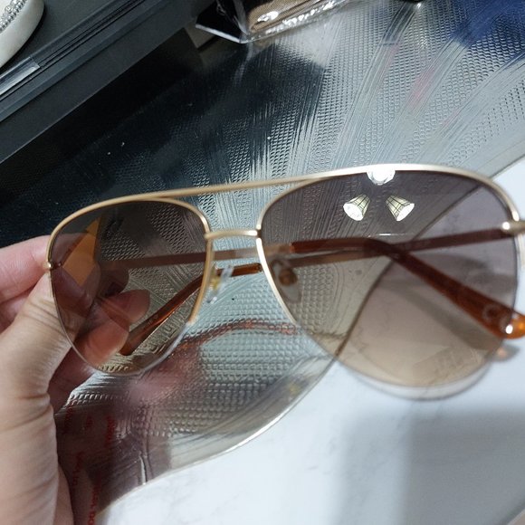 JCP Aviator Style Sunglasses Gold Elements SR0922 GLD JCP - Picture 4 of 13